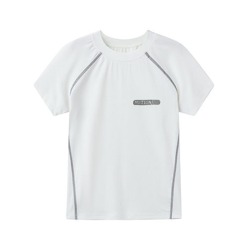 Children's Summer Cool Sensation Quick-Dry Short-Sleeve T-Shirts for Boys and Girls 2025 New Children's Short T Shirts for Toddlers and Big Kids