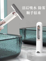 Handheld Sponge Mop with Foldable Sponge Head, Mini Absorbent Sponge Mop, Self-Cleaning Mop Head, Desk Mop for Home