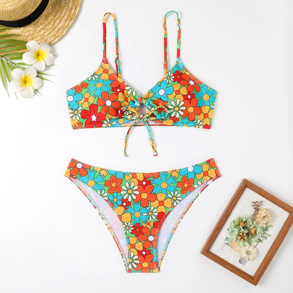 Sexy swimwear, floral print, tight, for import