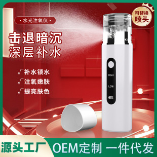 Facial Oxygen Injection Device, Handheld Hydration Device, Home Essence Introduction Device, Nano Atomization Spray Device, USB Beauty Device