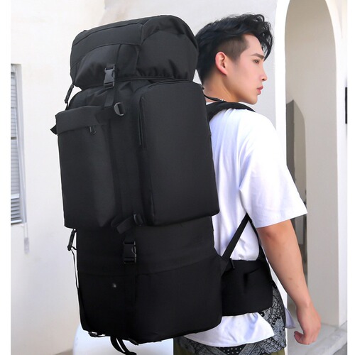 115L travel backpack large capacity outdoor hiking pack emergency tactical military backpack soldier enthusiast double shoulder bag