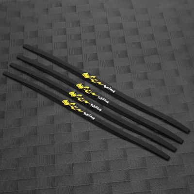 Door Edge Protection Universal — Qapı və bamper qoruyucu zolaqlar - 4-strips-pikachu-black-4-strips
