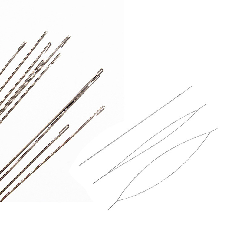 Beading needle manual diy tool beading needle beading needle rice beads long needle wholesale extra fine lead side hook Beading needle manual diy tool beading needle beading needle rice beads long needle wholesale extra fine lead side hook