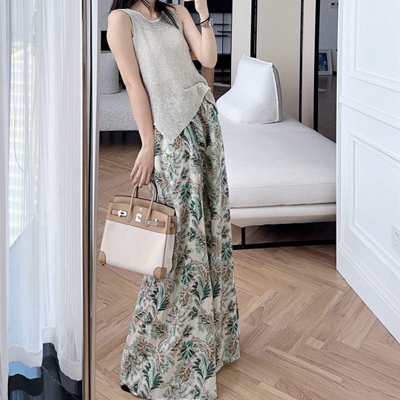 [5 días de preventa] [Pantalones de seda de algodón] Pantalones de pijama de seda de algodón para mujer