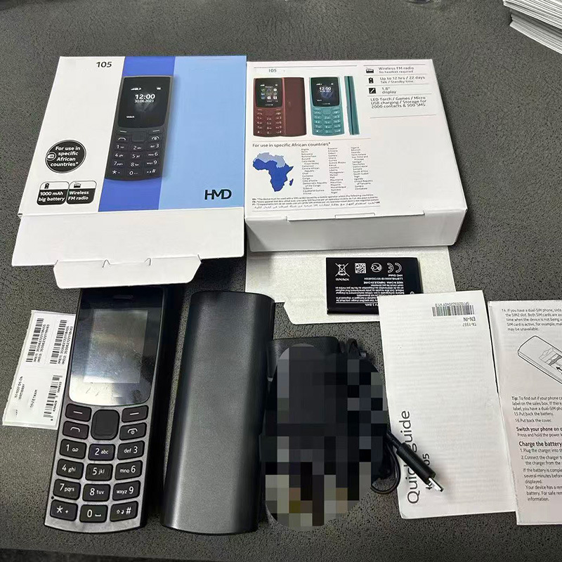 非洲专供105手机功能机GSM mobilephone 2G低价按键机直板机10523