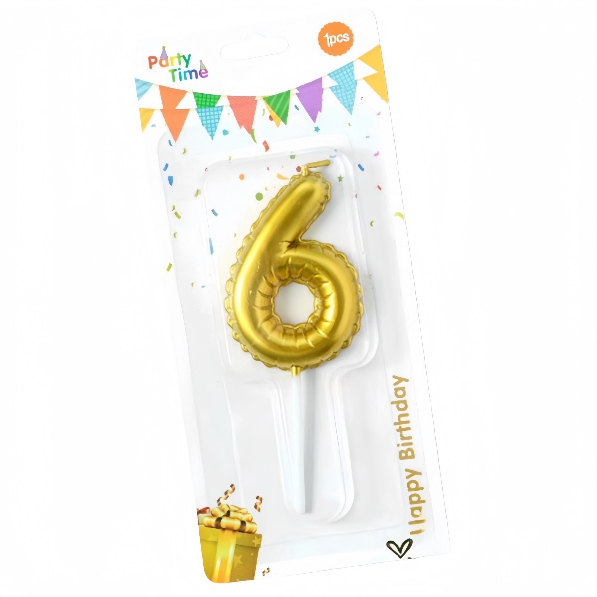 Velas numéricas decorativas para pastel de cumpleaños