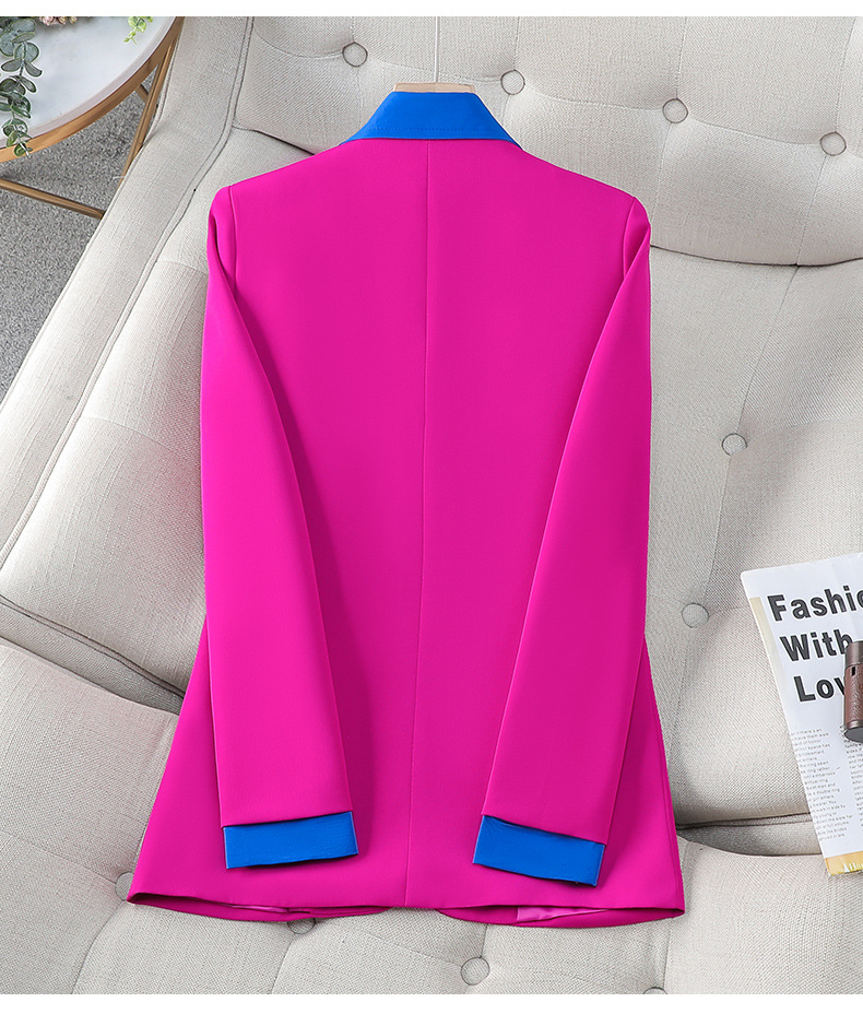 Women's Blazer Suit Two Piece Set Casual Professional Temperament_voghion.com