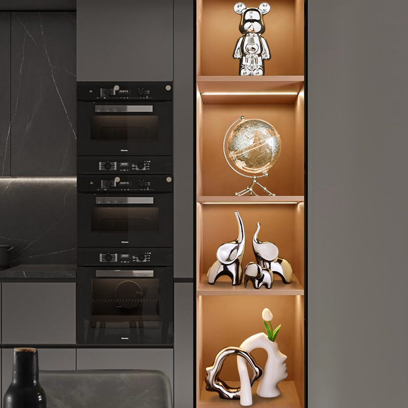 Modern Simple Creative Wine Cabinet Window Decoration Ornaments Light Luxury Home Living Room Entrance TV Cabinet Crafts Ornaments