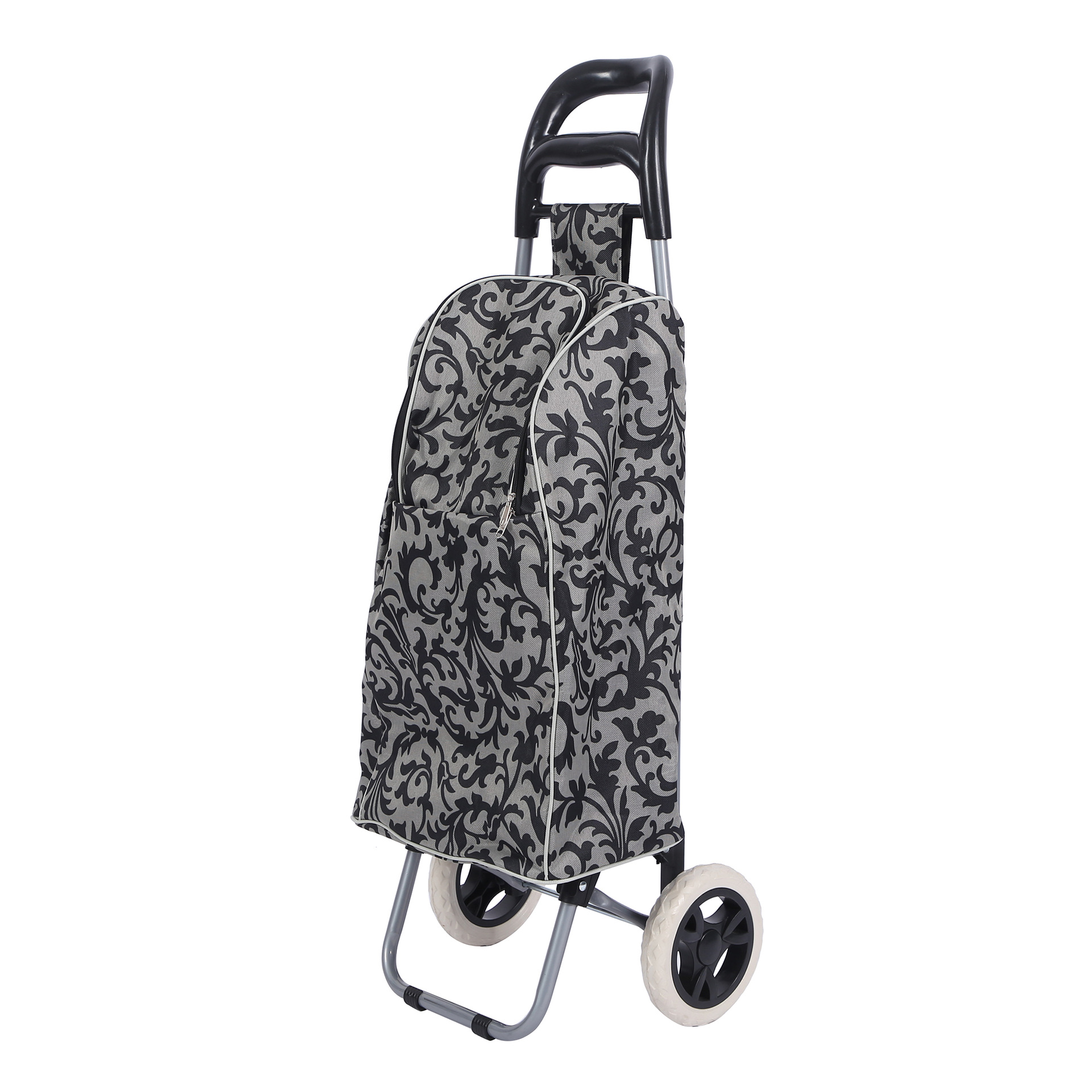 Carrito de compras doméstico escaleras de compra de verduras domésticas plegables remolque de mano ligero carro de mano de ancianos