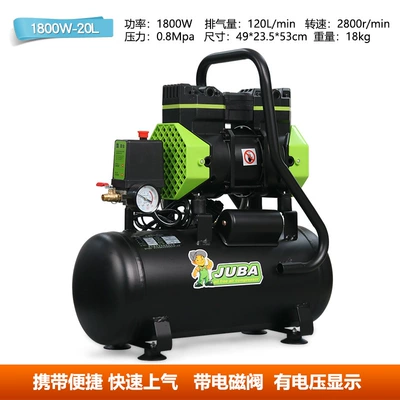 Hava kompressorları, decoration carpentry - oil-free-1800w-20l-with-solenoid-valve-on-the-air-king