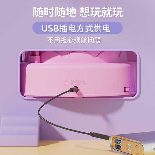 跨境儿童陶艺机玩具电动软陶泥手工制作彩绘粘土学生diy益智玩具