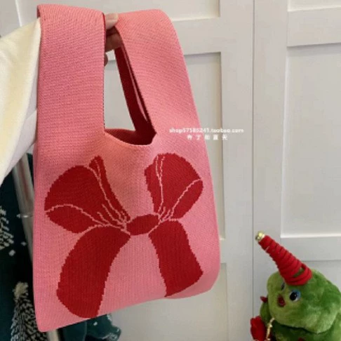 Детская knitted подарочная коробка, вместительная сумка через плечо, льняная сумка, подарок на день рождения, высокого класса, интернет-знаменитость