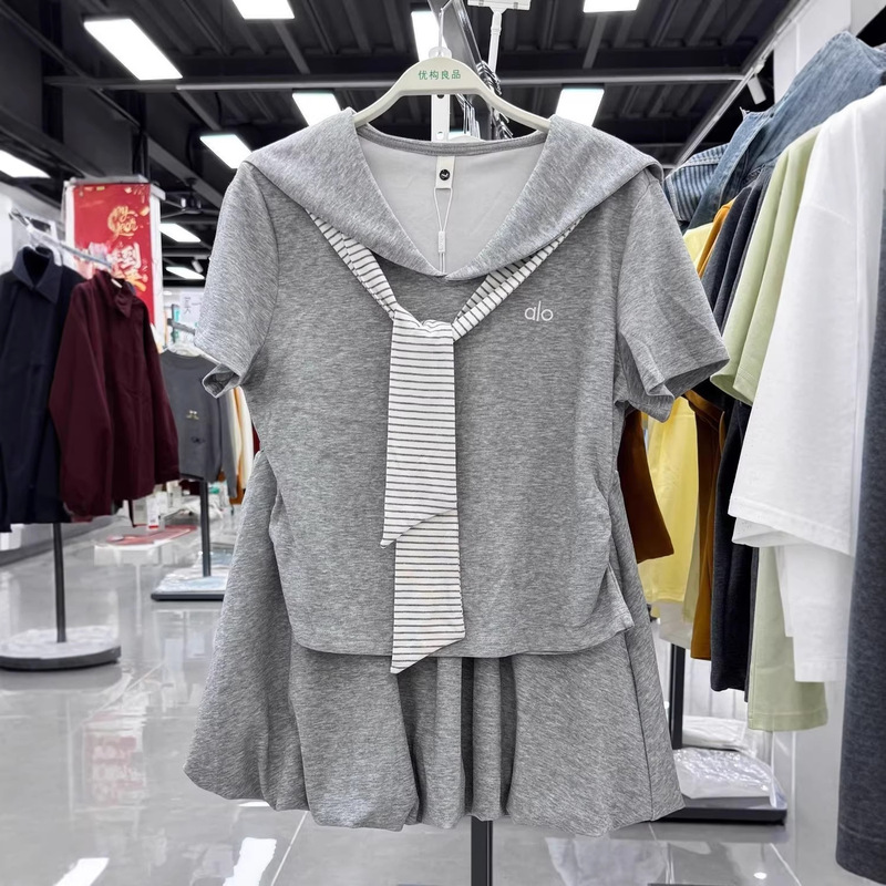 Summer New Korean Style Navy Collar Striped Shawl Short-Sleeve Short Skirt Set for Women, Slimming and Age-Reducing, Fashionable and Casual Summer New Korean Style Navy Collar Striped Shawl Short-Sleeve Short Skirt Set for Women, Slimming and Age-Reducing, Fashionable and Casual