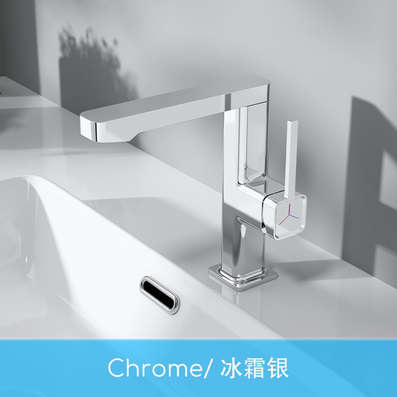 Uno por uno baño galvanoplastia cascada de plata pantalla digital Cuenca del grifo caliente y fría baño hogar lavabo grifo lote