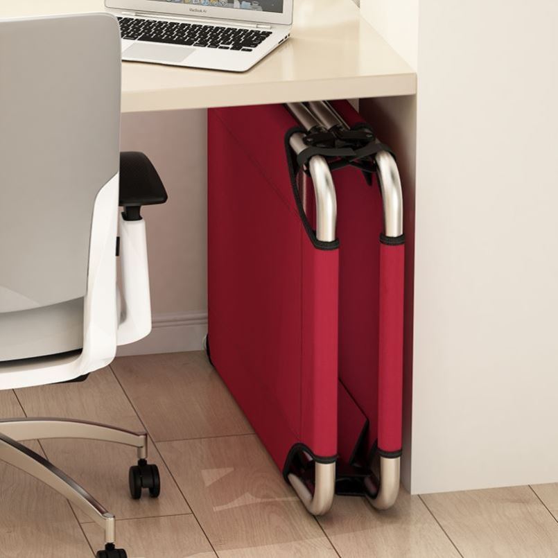 Small and Lightweight Nap Bed Foldable Camping Bed Office Single Portable Travel Cot Caretaker Bed Children Kids