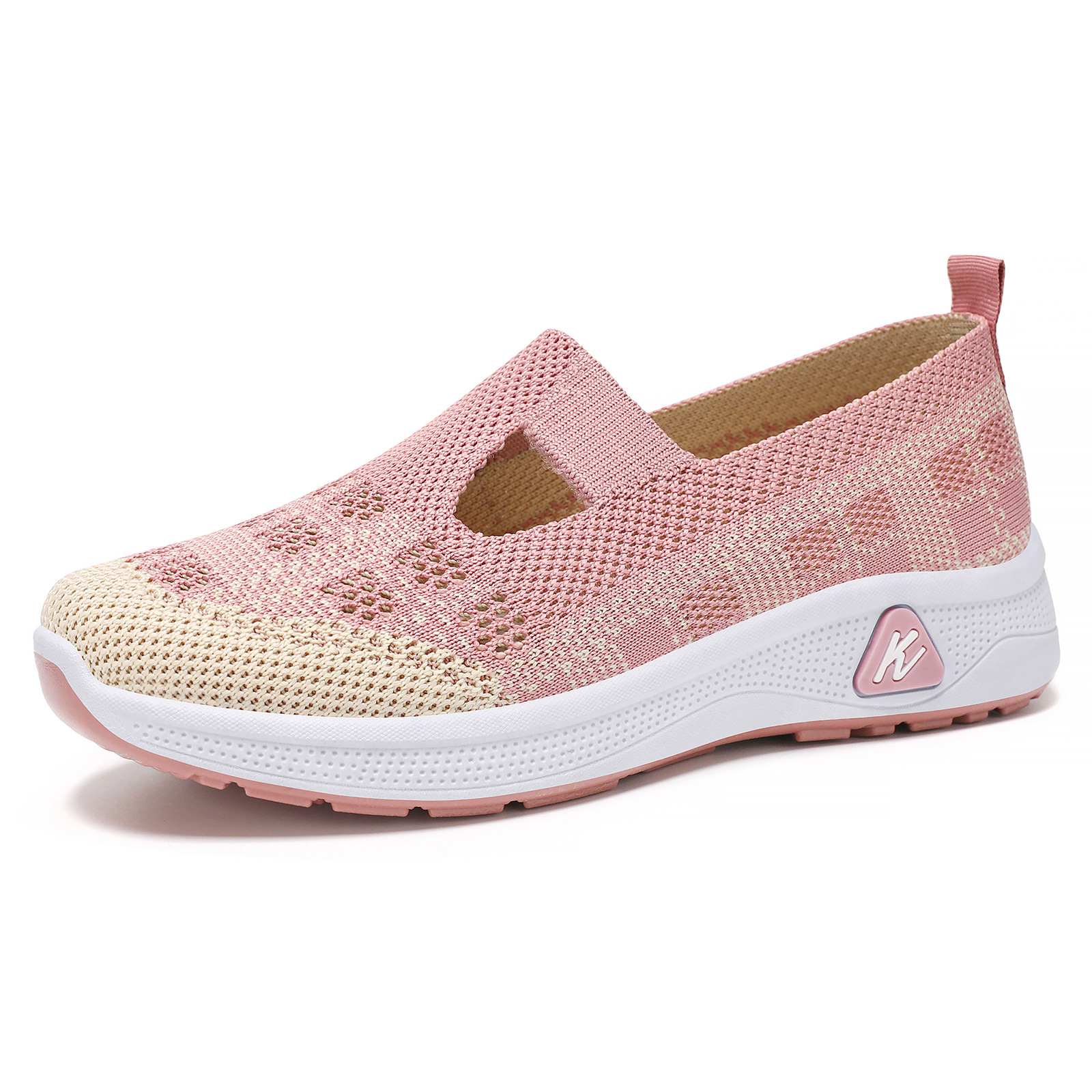 Zapatos de mujer primavera nuevo procesamiento personalizado zapatos de mujer transfronterizos cómodos zapatos de tela viejos zapatos de tela de Beijing un pie zapatos de goma