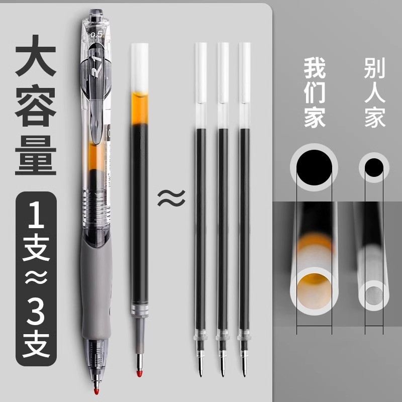 GP1008 プレスゲルペン 0.5 黒弾丸オフィス署名カーボンペン学生筆ペンメーカー卸売|undefined