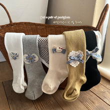 2025款宝宝打底裤外穿针织女童连裤袜春秋洋气小中童大PP婴儿袜子