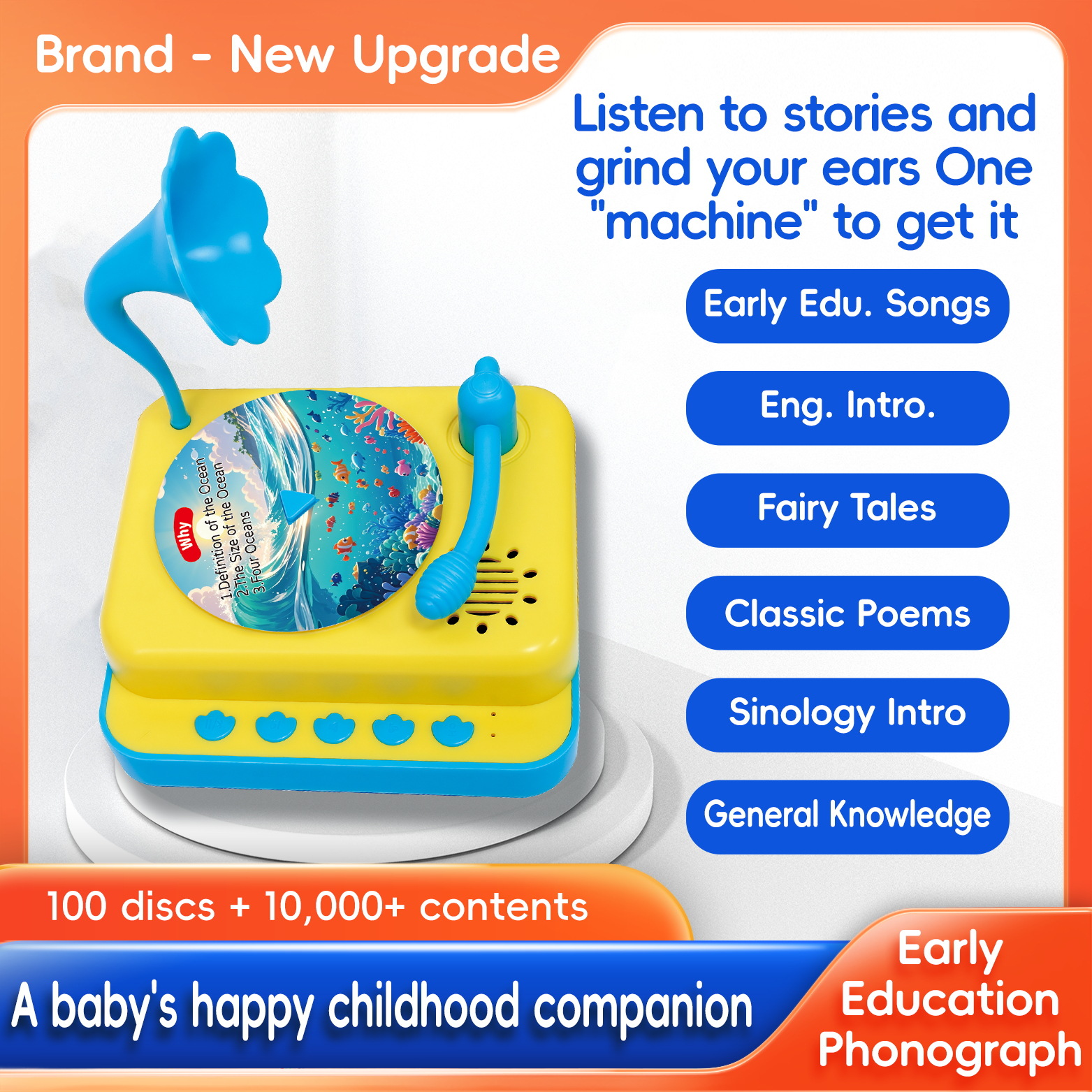 TEMU希英純英語金有声点読書自然英語啓蒙発声書早教クロスボーダー専用卸売り