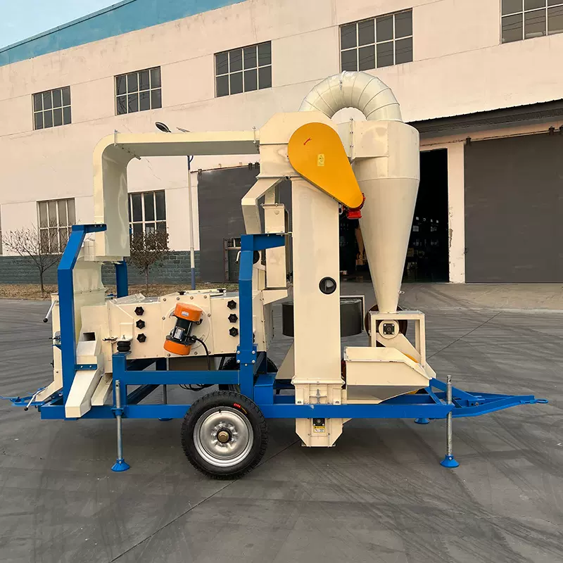 5XZC-3DS双风道风筛清选机 小麦玉米种子粮食筛选设备