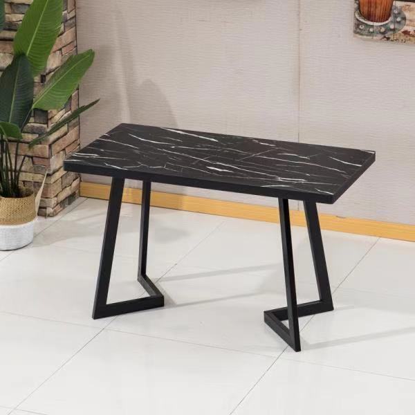블랙 대리석 싱글 테이블