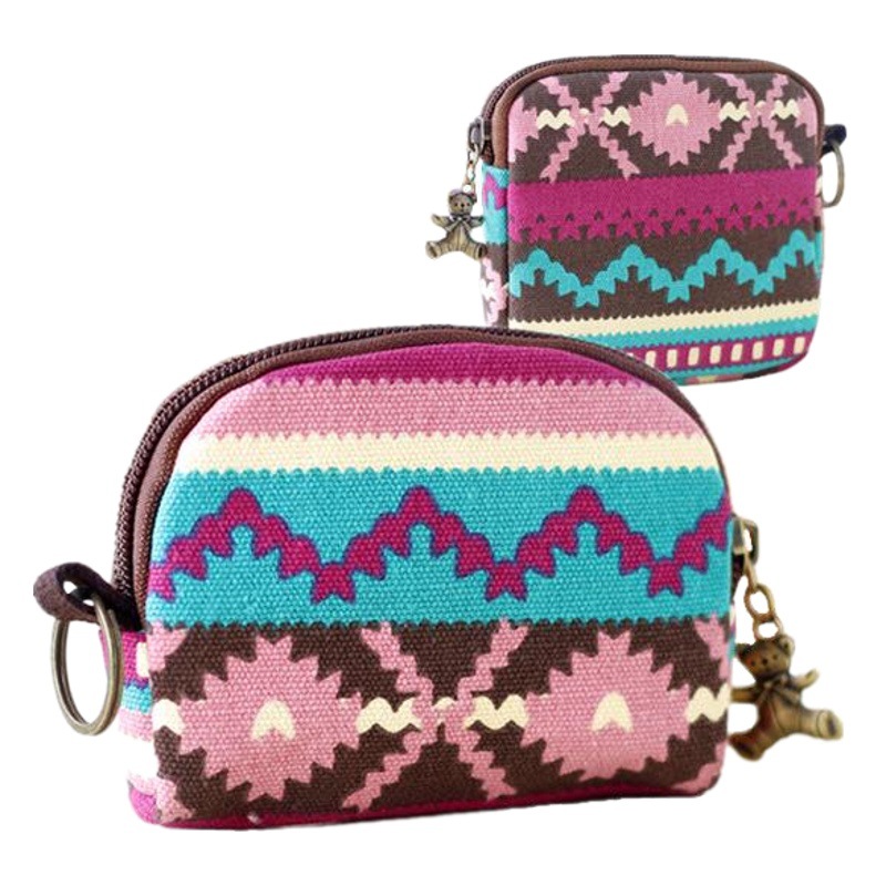 Monedero de Llavero Más Vendido Transfronterizo, Monedero de Lona con Dibujos Animados, Bolsa para Monedas, Tarjetero para Hombre, Bolsas para Monedas