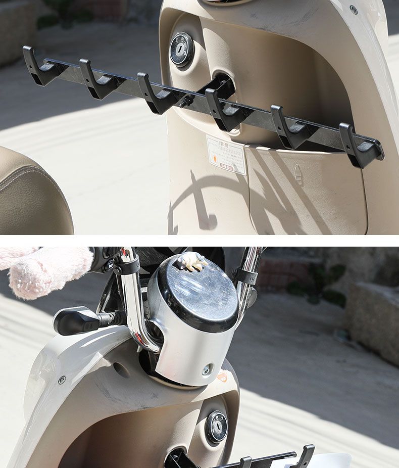 New Takeout Electric Vehicle Hook Crossbar Row Front Extension Meal Hook Universal Rider Delivery Fixed Rack