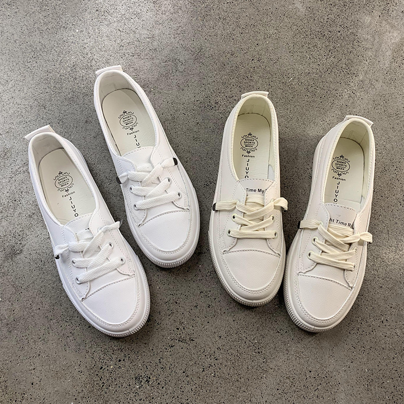 Foreign Trade Summer New 2025 Trendy Women's White Shoes Personalized Fashion Simple Casual Travel Japanese Women's Board Shoes for Women
