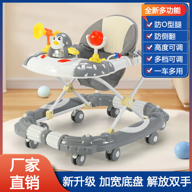 Baby Walker anti-o-pierna multi-funcional anti-caída anti-vuelco ayuda carro variable mecedora caballo al por mayor