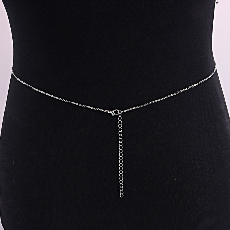 Fashion Geometric Metal Plating Body Chain