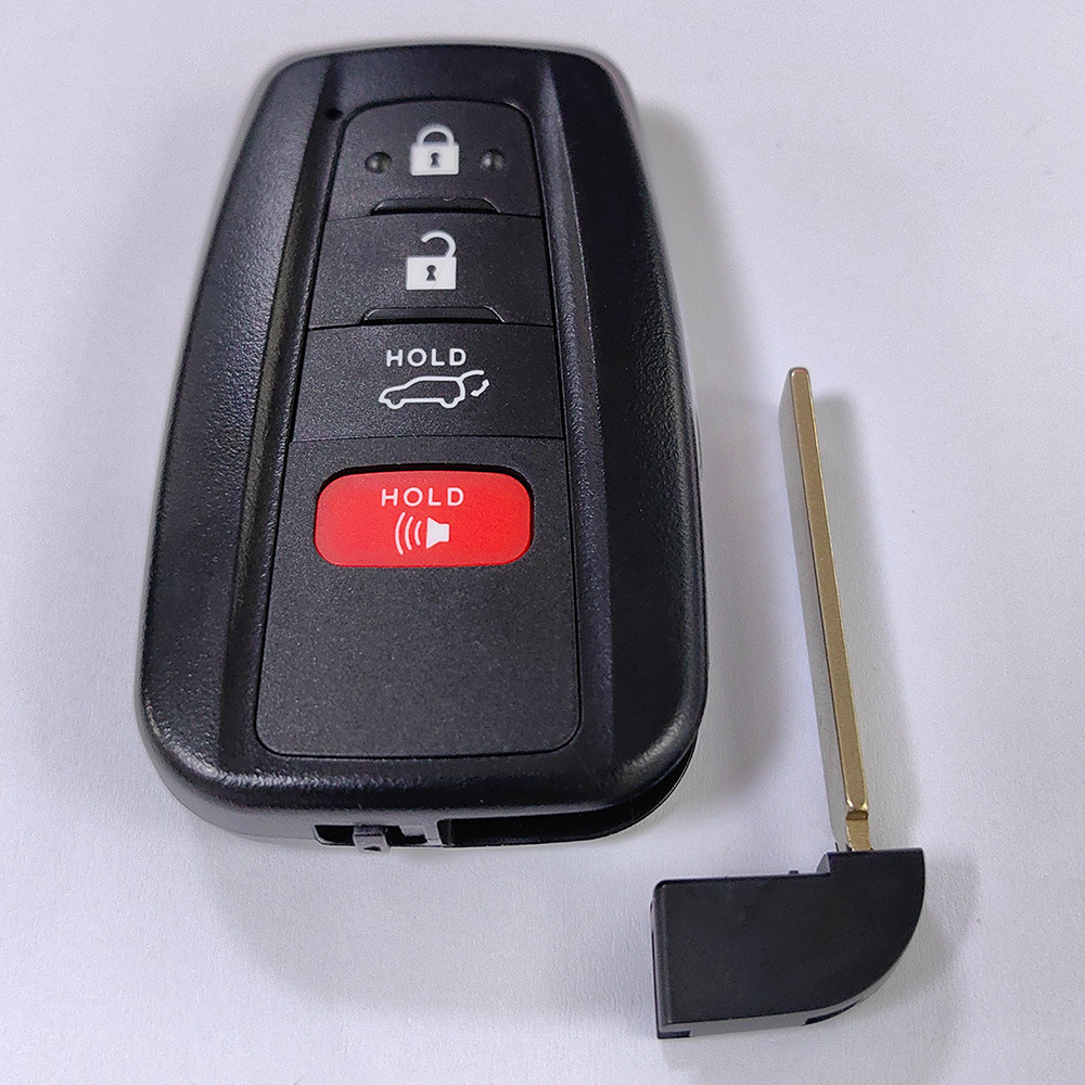 Suitable for Toyota RAV4 Camry Highlander 4-key smart car key replacement shell HYQ14FBC