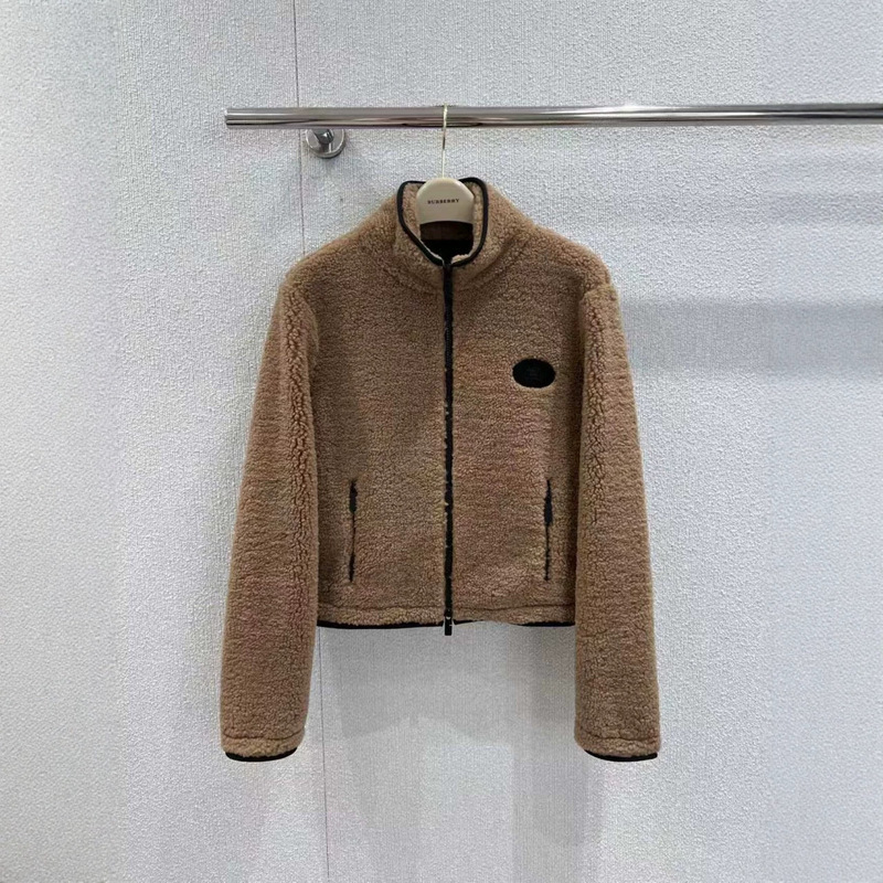 Nanyou Classy Women's Clothing B Family Autumn and Winter Versatile Casual Lightweight Warm Short Stand-Up Collar Teddy Plush Jacket Nanyou Classy Women's Clothing B Family Autumn and Winter Versatile Casual Lightweight Warm Short Stand-Up Collar Teddy Plush Jacket