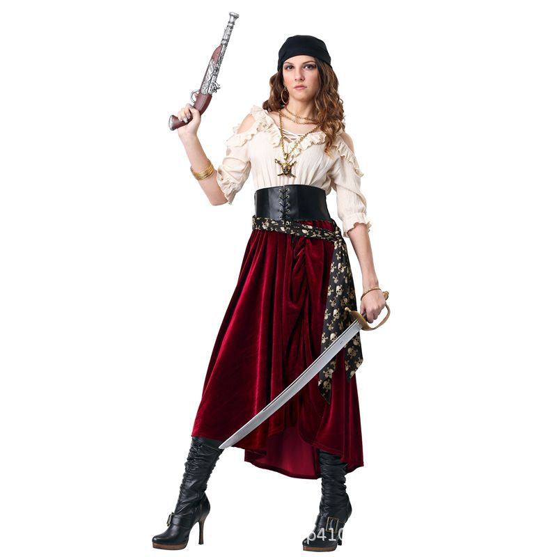 터번 + 코트 + 벨트 + 스커트 + 허리 씰