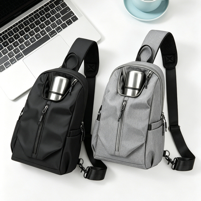 2026 New Men's Casual Shoulder Crossbody Bag Multifunctional Waterproof Canvas Chest Bag Motorcycle Commuter Chest Backpack 2026 New Men's Casual Shoulder Crossbody Bag Multifunctional Waterproof Canvas Chest Bag Motorcycle Commuter Chest Backpack