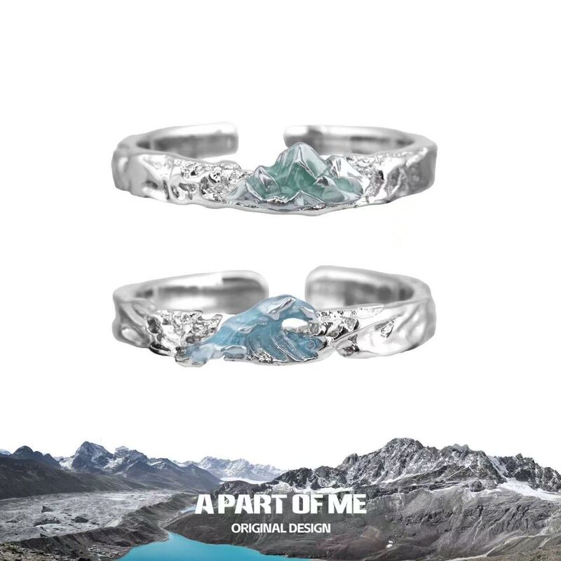 Dropshipping Service for Original Couple Rings That Won'T Fade, with Niche Design and a High-End Feel, Open Ring Style Dropshipping Service for Original Couple Rings That Won'T Fade, with Niche Design and a High-End Feel, Open Ring Style