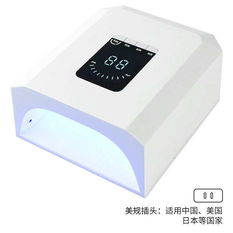 268W alta potencia manicura luz 7800mAh larga duración manicura luz de fototerapia manicura tienda de manicura luz de pegamento de manicura horneado luz transfronteriza