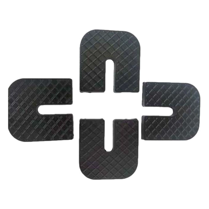 Наружная машина для кондиционирования воздуха, резиновая амортизирующая подушка для ног, оптовая продажа с фабрики, износостойкая ударопрочная подушка, U-образная шумоподавление, Нескользящая подушка, машинная Лапка