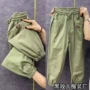 春秋季九分宽松显瘦工装裤