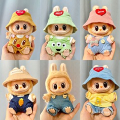 服のみ】第二世代ブラインドボックス ラブブ服 エポキシ樹脂製顔飾り ラブブ シットシットパーティーシリーズ ベビー服 可愛い