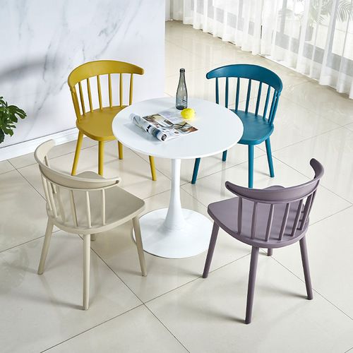 Modern Minimalist Tulip Table, Small Apartment Round Table, Milk Tea Shop Coffee Table, Leisure Dining Table, Household Use