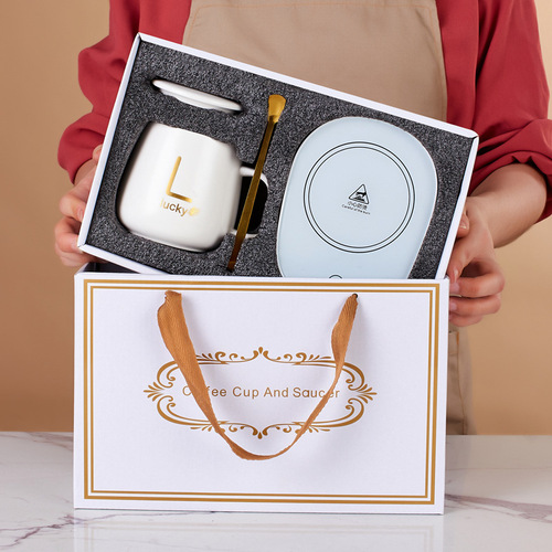 Ceramic Cup Water Cup Constant Warm Cup Birthday Gift Mug Souvenir Opening Ceremony Sales Gift Practical Gift Box