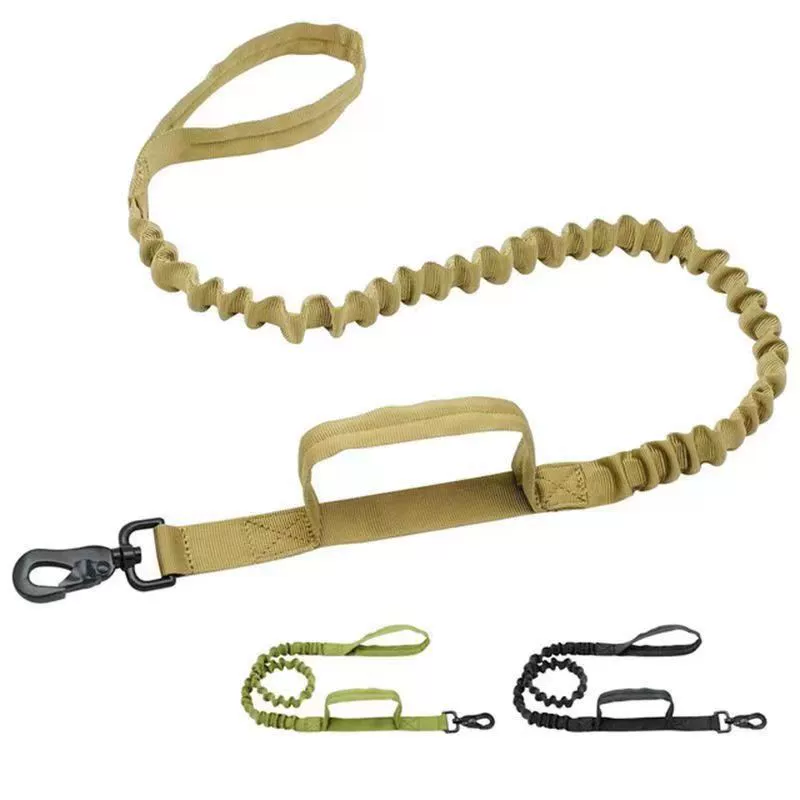 Тактическая Тяговая веревка для собак на открытом воздухе Взрывозащищенная веревка для собак Суперэластичная веревка для средних и больших собак Взрослые собаки Изысканная собачья веревка Цепь для собак