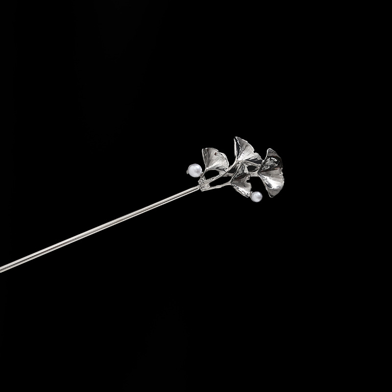 Rosa azul y blanco rhinestone flor horquilla mujeres de alto grado paso sacudida borla rizador de pelo horquilla estilo antiguo hanfu accesorios para el cabello otoño