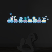 HP-YG018外贸卡通夜光贴纸儿童房卧室发光贴画装饰幼儿园墙贴批发