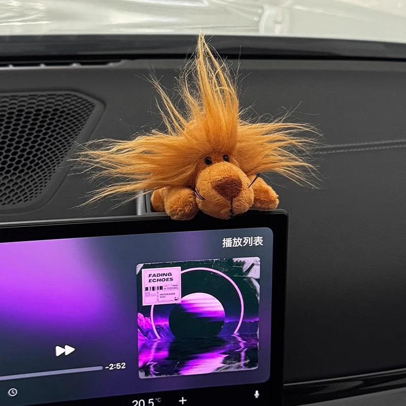 Car interior decorations ornaments car car center console car interior creative center control screen lying down ornaments screen