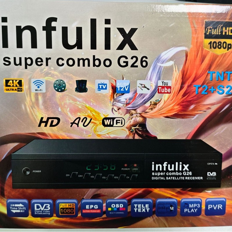 爆款新上市！infulix super combo G26T2S2电视机顶盒 全能接收机|undefined