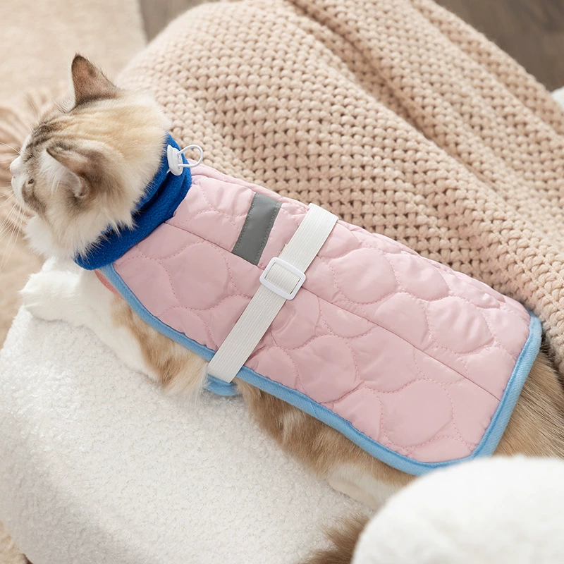 Кошачий повседневный ватный жилет жилет
