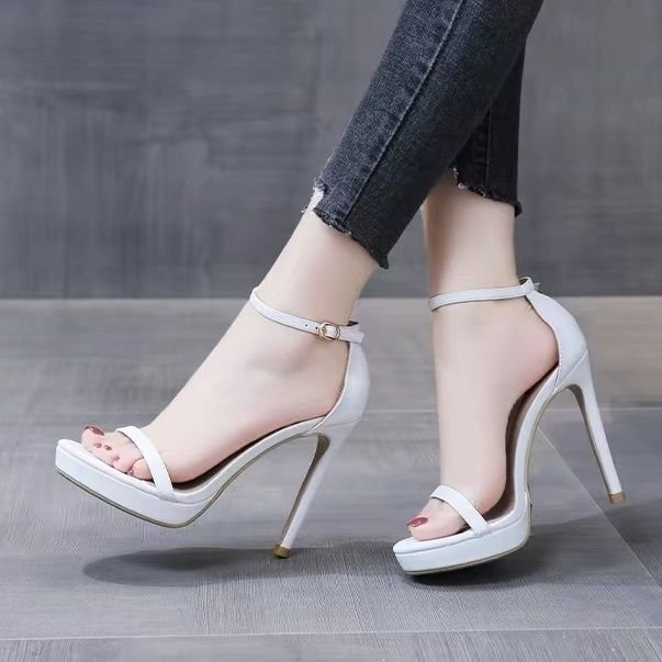 High-Heeled Shoes 2026 New Summer Waterproof Platform Versatile Single-Strap Fairy-Style Thin Heels Sexy Internet Celebrity Sandals to Match Dresses Elegant Sandals High-Heeled Shoes 2026 New Summer Waterproof Platform Versatile Single-Strap Fairy-Style Thin Heels Sexy Internet Celebrity Sandals to Match Dresses Elegant Sandals