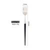 INS net red color electroplated western dining sword fork spoon spoon dessert spoon coffee spoons live goods source gift