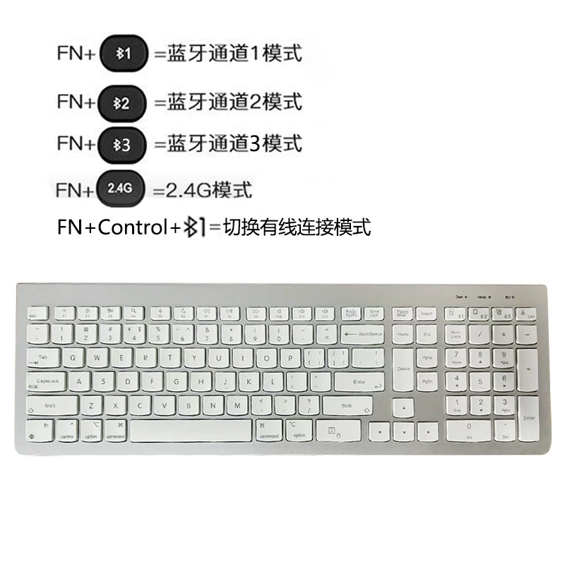 Mac, клавиатура, совместимый планшет, бесшумный ноутбук, Bluetooth, 4G